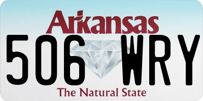 AR license plate 506WRY
