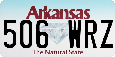 AR license plate 506WRZ