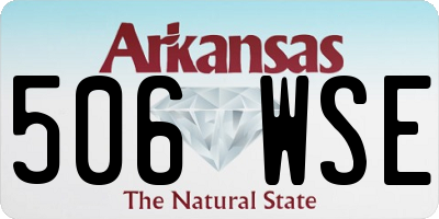 AR license plate 506WSE