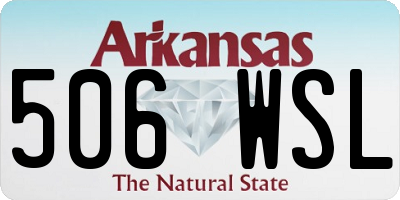 AR license plate 506WSL