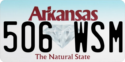 AR license plate 506WSM