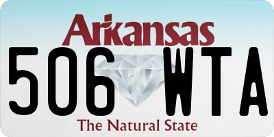 AR license plate 506WTA