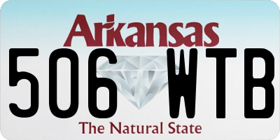 AR license plate 506WTB