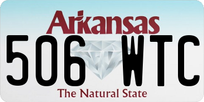 AR license plate 506WTC