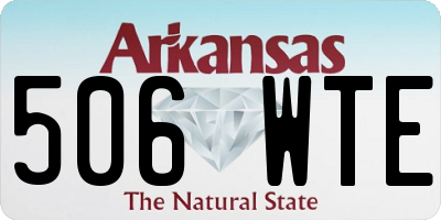 AR license plate 506WTE