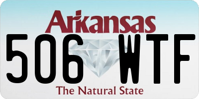 AR license plate 506WTF