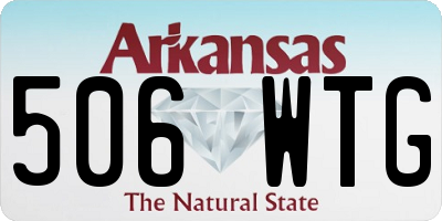AR license plate 506WTG