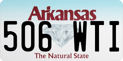 AR license plate 506WTI