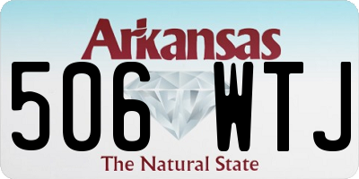 AR license plate 506WTJ