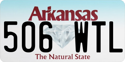 AR license plate 506WTL
