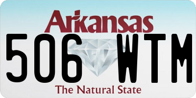 AR license plate 506WTM