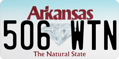 AR license plate 506WTN