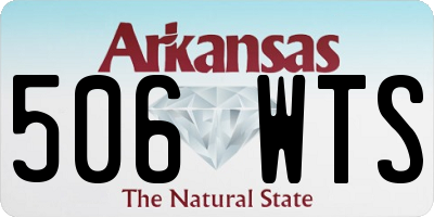 AR license plate 506WTS
