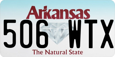 AR license plate 506WTX