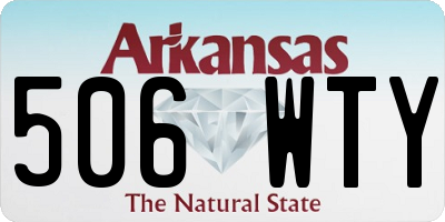 AR license plate 506WTY