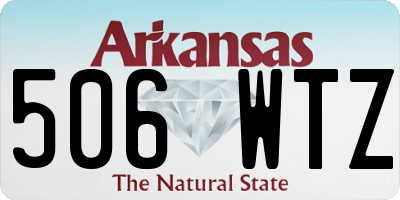AR license plate 506WTZ