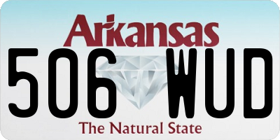 AR license plate 506WUD