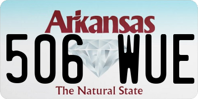 AR license plate 506WUE