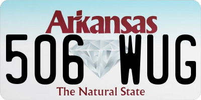 AR license plate 506WUG
