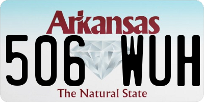 AR license plate 506WUH