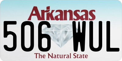 AR license plate 506WUL