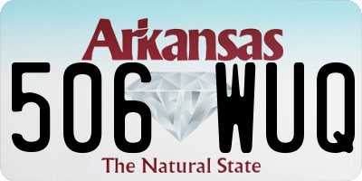 AR license plate 506WUQ