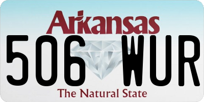 AR license plate 506WUR