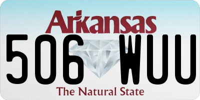 AR license plate 506WUU