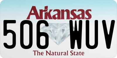 AR license plate 506WUV