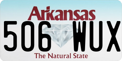 AR license plate 506WUX
