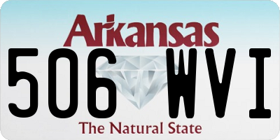 AR license plate 506WVI