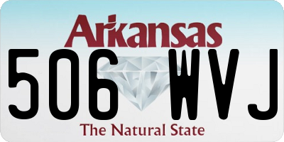 AR license plate 506WVJ