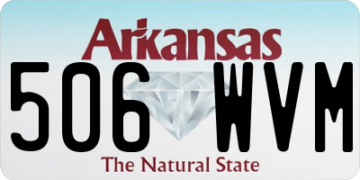 AR license plate 506WVM