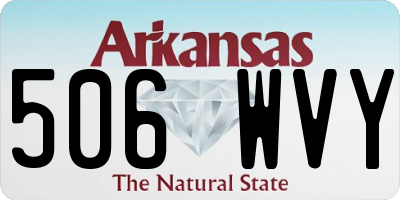 AR license plate 506WVY