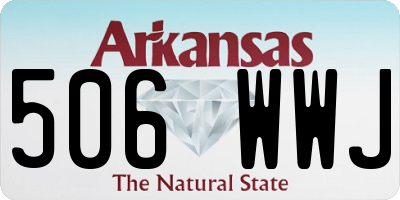 AR license plate 506WWJ