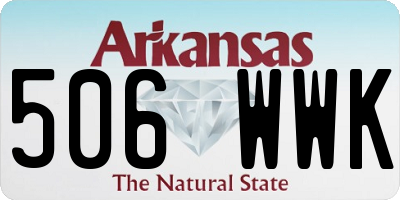 AR license plate 506WWK