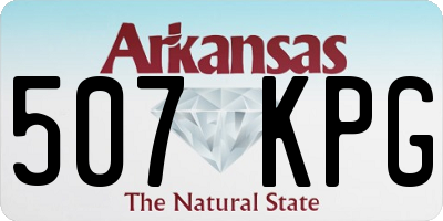 AR license plate 507KPG