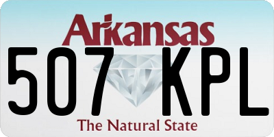 AR license plate 507KPL