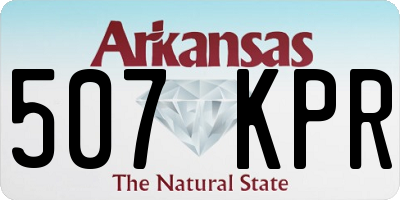 AR license plate 507KPR