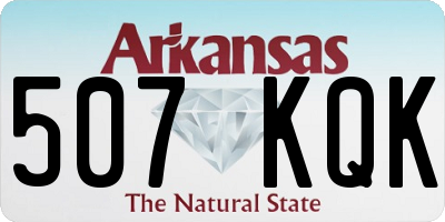 AR license plate 507KQK