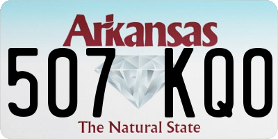 AR license plate 507KQO