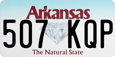 AR license plate 507KQP