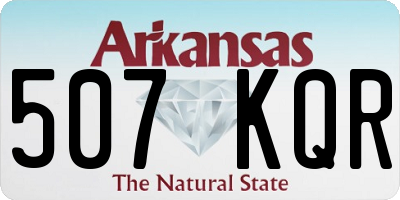AR license plate 507KQR