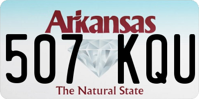 AR license plate 507KQU