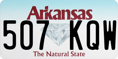 AR license plate 507KQW
