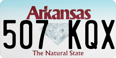 AR license plate 507KQX