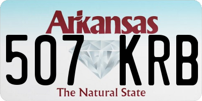 AR license plate 507KRB