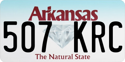 AR license plate 507KRC
