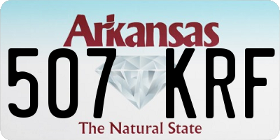 AR license plate 507KRF
