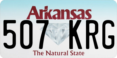 AR license plate 507KRG